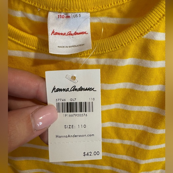 NWT Hanna Andersson Size 5 Floral Dress - Picture 2 of 4